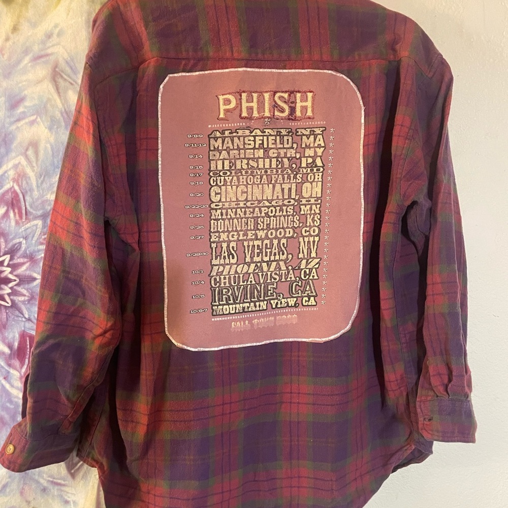 Upcycled Phish Flannel